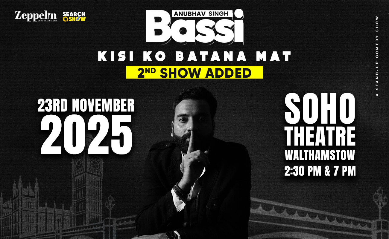 Anubhav Singh Bassi - Live in London - Zeppelin Entertainment